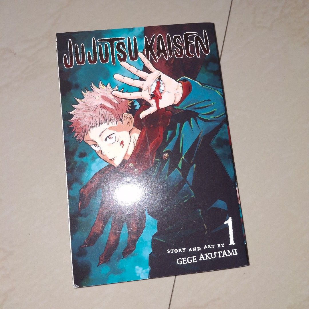 Jujutsu Kaisen Volume 1. (Category: Comics & Manga) located in Navotas City. Submitted by chizoo_ (Listing ID 1349288796, Image 1). Description: Has slight yellow stains po on the back pero overall nasa good condition pa rin naman since 2 times ko lang nabuklat hehe Price is still negotiable..