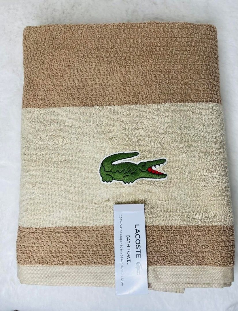 LACOSTE BATH TOWEL 😍😍🇵🇭🇵🇭 (Category: Towels, Napkins & Holders) located in Cavinti. Submitted by shop_withme23 (Listing ID 1349191602, Image 2). Description: On hand pinas Ready to ship out Full payment required No cancellation of order Additional shipping.