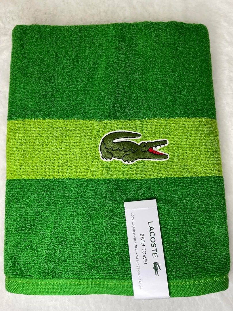 LACOSTE BATH TOWEL 😍😍🇵🇭🇵🇭 (Category: Towels, Napkins & Holders) located in Cavinti. Submitted by shop_withme23 (Listing ID 1349191602, Image 3). Description: On hand pinas Ready to ship out Full payment required No cancellation of order Additional shipping.