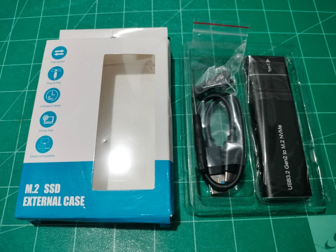 M.2 NVMe PCI-E SSD USB3.0 USB 3.0 Enclosure (Category: Cables & Adaptors) located in Quezon City. Submitted by kyrex12 (Listing ID 1349196574, Image 1). Description: -compatible with M.2 NVMe SSD -USB3.0 USB 3.0 Enclosure -accept for shipping via LALAMOVE COD(buyer's expense) -accept GCASH and MAYA payment -COMPATIBILITY IS BUYER'S RESPONSIBILITY .