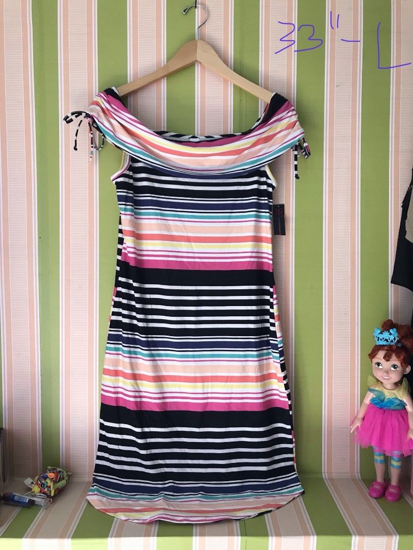 NO BOUNDARIES OFF SHOULDER DRESS (Category: Dresses) located in Compostela. Submitted by usitems (Listing ID 1349189201, Image 1). Description: from USA BALIKBAYAN box brand new with tag M L XL.