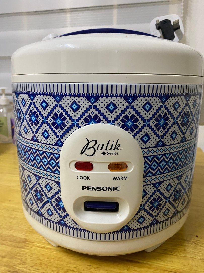 Pensonic limited edition batik rice cooker and kettle, TV & Home ...