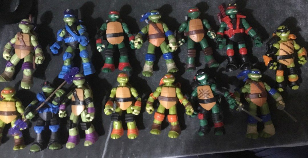 Playmates TMNT set 14 pcs wyswyg (Category: Action & Battle Toys) located in Pasig City. Submitted by timo1407 (Listing ID 1349358737, Image 1). Description: .