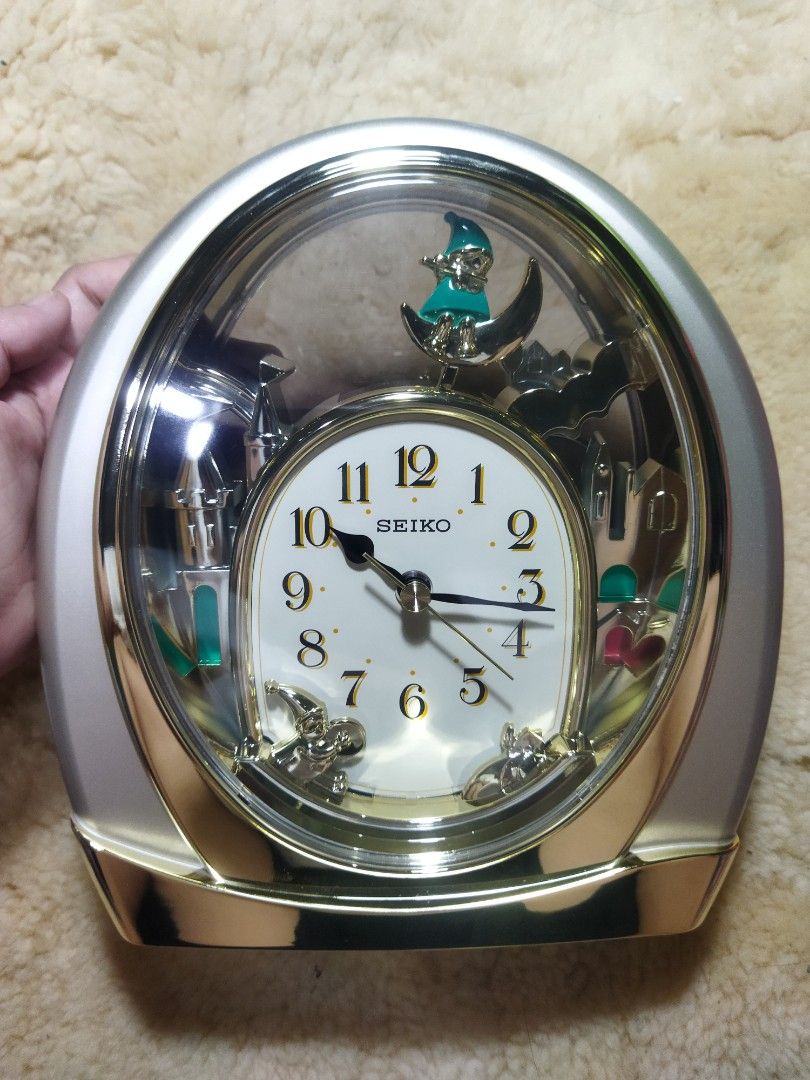 SEIKO ANALOG TABLE CLOCK (Category: Clocks) located in Bacoor. Submitted by LOURENZYL (Listing ID 1349321924, Image 3). Description: 🍒 SEIKO ANALOG TABLE CLOCK 🍒 * IN EXCELLENT CONDITION. LIKE NEW WITH BOX. SUPER GANDA NIYAN, PWEDENG IPANG GIFT O IPANG DISPLAY SA BAHAY ☺️ BATTERY OPERATED..