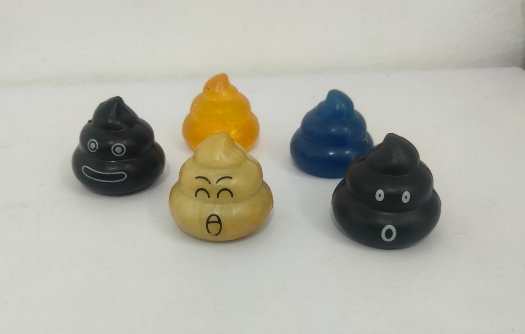 [sold as set] Mini Rubber Poop Toy Figures, Hobbies & Toys, Toys ...