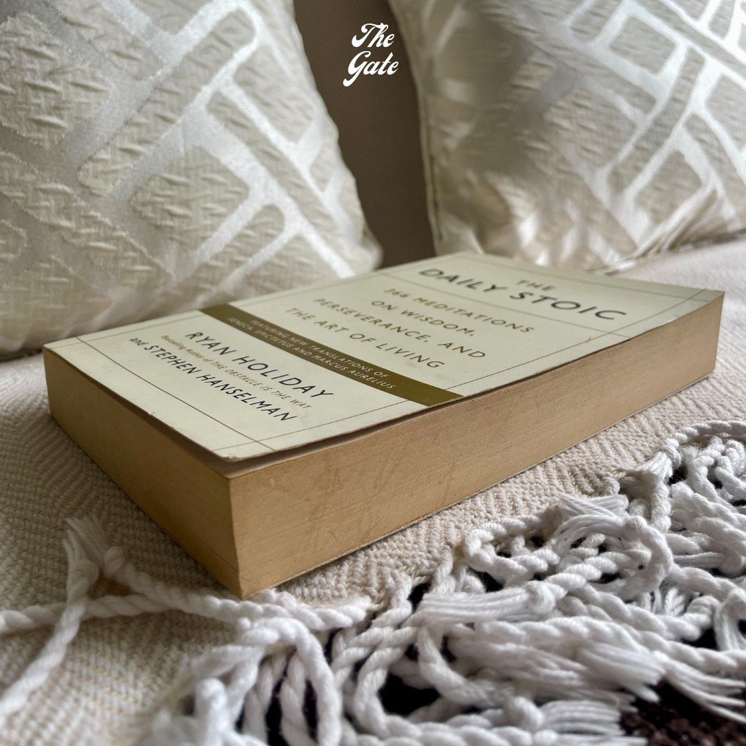 The Daily Stoic by Ryan Holiday (Category: Storybooks) located in Pasig City. Submitted by thegate (Listing ID 1349240787, Image 3). Description: 📖 Still in good condition! 💌 DM for more pics. 📦 Shipping shouldered by buyer within Metro Manila. DM if outside. 💵 Payment first before shipping. GCash only..