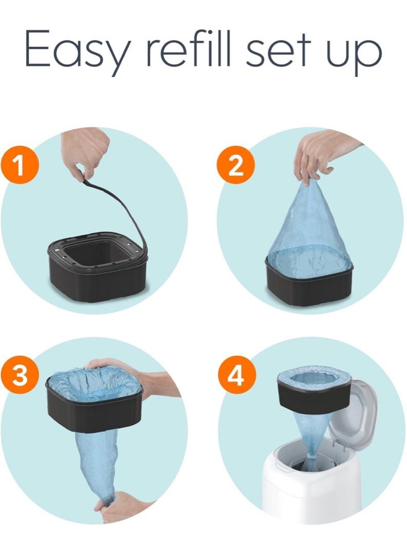 The Diaper Genie Jumbo Square Refill (Category: Diapers & Baby Wipes) located in San Juan City. Submitted by lorkive (Listing ID 1349249274, Image 2). Description: The Diaper Genie Jumbo Square Refill offers 60 ft of refill that can hold up to 810 newborn-sized diapers, significantly reducing the need for frequent refill changes and purchases. This refill is made from durable multi-layer film featuring odor-locking barrier technology, effectively
