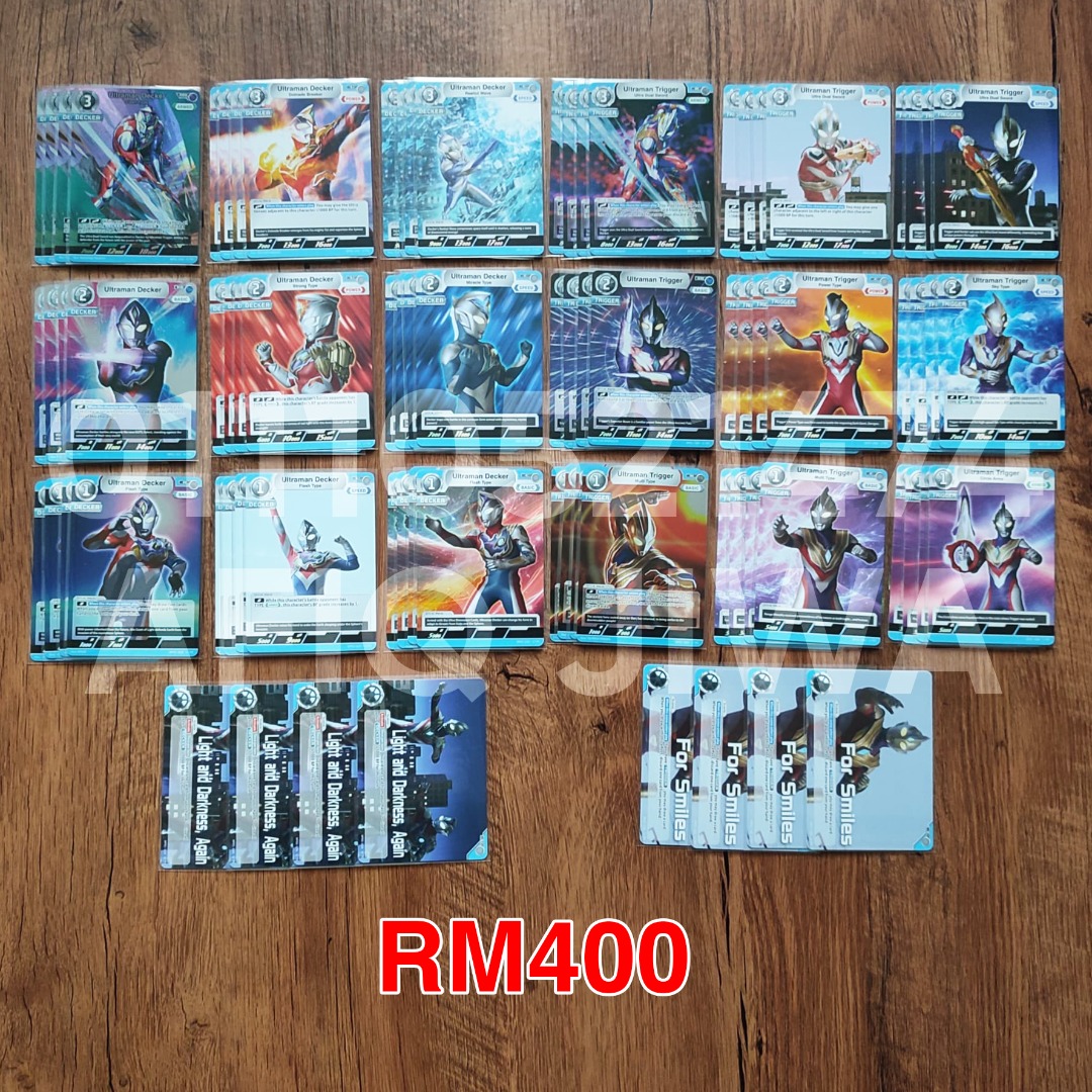 ULTRAMAN CARD GAME BP01 DECKER & TRIGGER PLAYSET, Hobbies & Toys, Toys ...