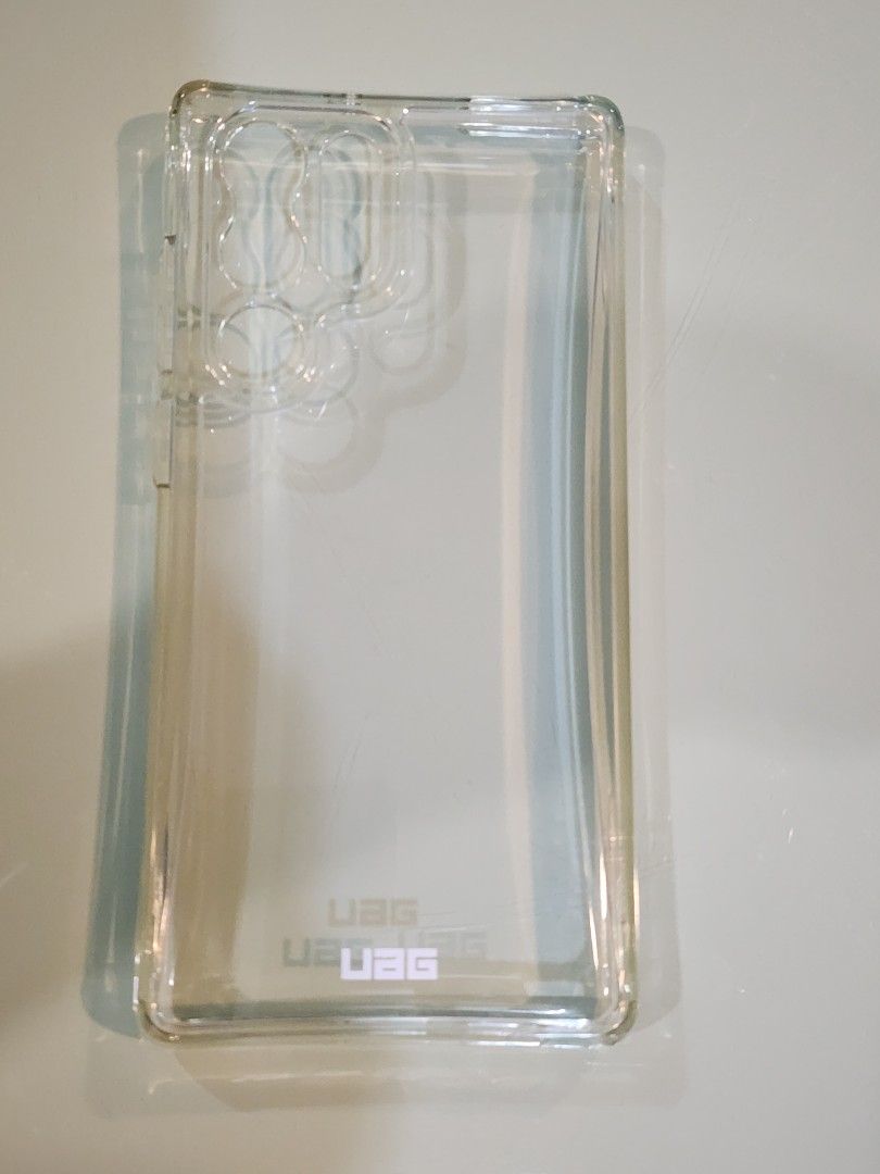 Urban Armor Gear UAG Plyo Samsung Galaxy S22 Ultra Case Clear (Category: Cases & Sleeves) located in Manila. Submitted by rychris34 (Listing ID 1349304063, Image 2). Description: Selling a used Urban Armor Gear UAG Plyo Clear case for Samsung Galaxy S22 Ultra. Used only once and if it has any scratches it is barely noticeable. please see photos. In good condition and guaranteed authentic UAG pickup by schedule at Eastwood City or Thursdays lunch 