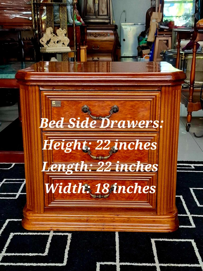 Vintage Bedside Drawers, Furniture & Home Living, Furniture, Shelves ...