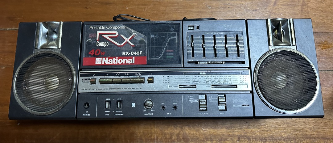 Vintage National mini compo RX-C45F, Audio, Other Audio Equipment on ...