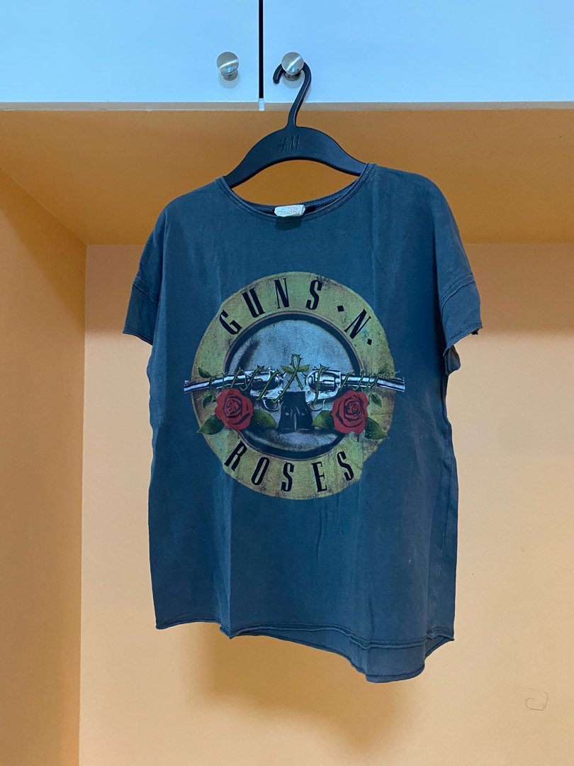 Zara Girls Guns n Roses Shirt, Babies & Kids, Babies & Kids Fashion on ...