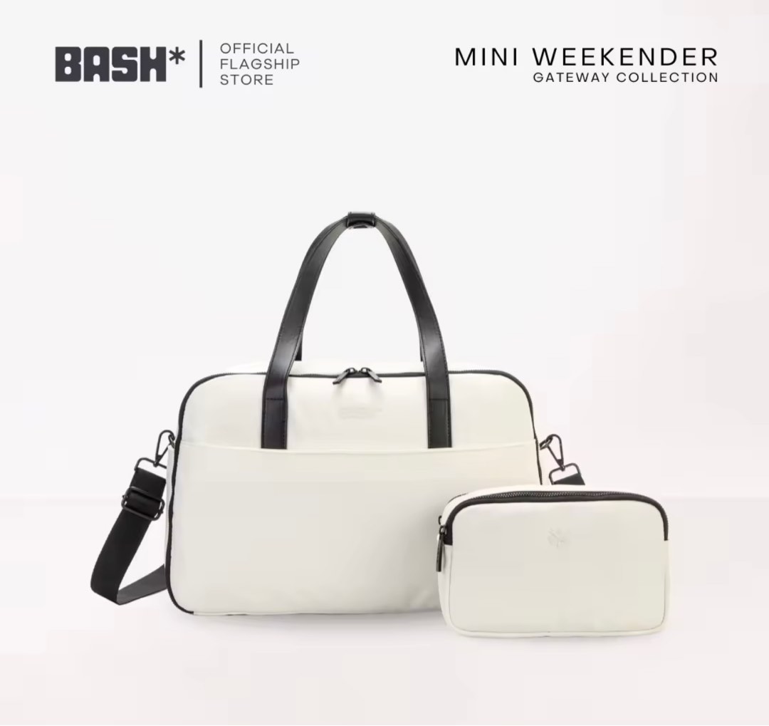 Bash Mini Weekender Bag in Bone, Women's Fashion, Bags & Wallets, Tote ...