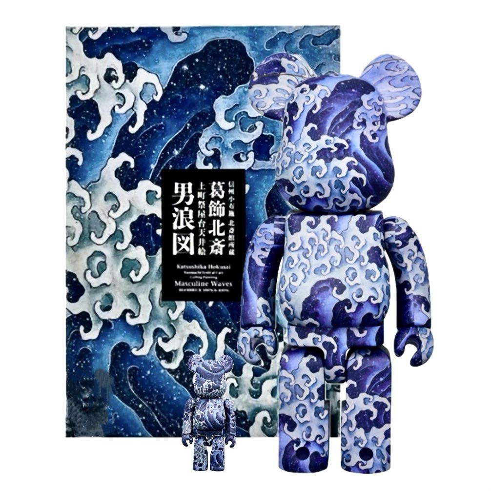 Bearbrick 葛飾北斎上町祭屋台天井絵「男浪」, 興趣及遊戲, 玩具