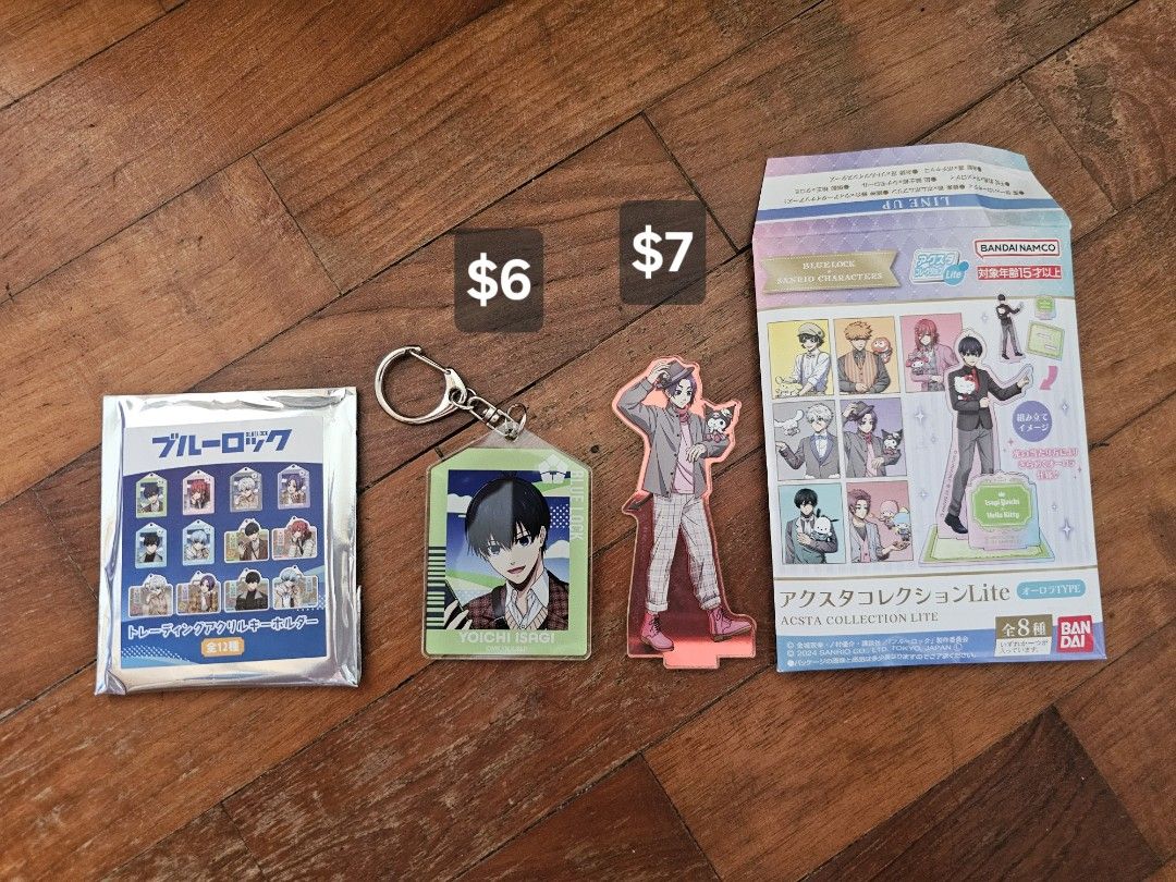 Blue Lock Reo, Bachira, Rin, Isagi and Shidou Merch, Hobbies & Toys ...