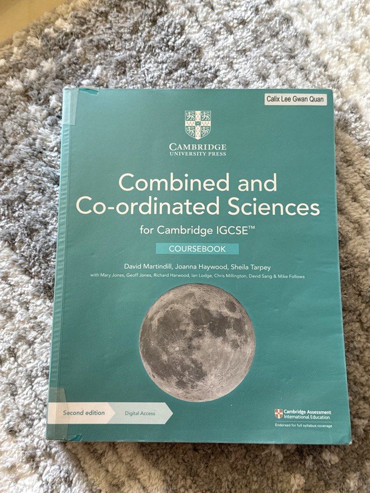 Cambridge IGCSE Combined and Co-ordinated Sciences (Coursebook ...