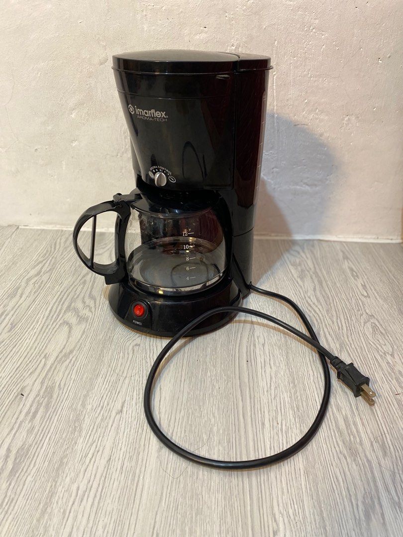 Coffee Maker 2nd Hand (Category: Coffee Machines & Makers) located in Pasay City. Submitted by jellyanne (Listing ID 1349422164, Image 1). Description: Selling Imarflex 2nd Hand Coffee Maker RFS: mag uupgrade No issue, lightly used.