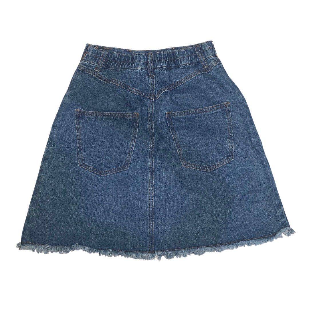 denim skirt brand new (Category: Skirts) located in Manila. Submitted by rurusaid (Listing ID 1349415452, Image 2). Description: from japan brand new with tag rfs: not my style no flaws never been used .