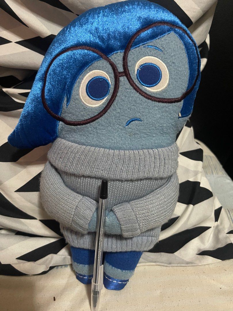 Disney Pixar Inside Out Sadness Plushed toy 12” (Category: Plushies & Soft Toys) located in Manila. Submitted by radvelarde (Listing ID 1349452695, Image 2). Description: .
