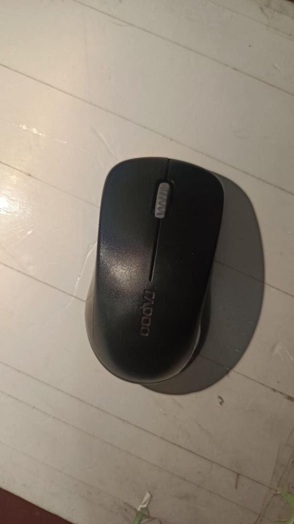 [FREE] Bluetooth wireless mouse Rapoo BLACK (Category: Mouse & Mousepads) located in Quezon City. Submitted by fatanyasora (Listing ID 1349439892, Image 1). Description: Bluetooth mouse Rapoo Issue: middle button di gumagana. You can get this for free if you buy 2 other items from my listings..
