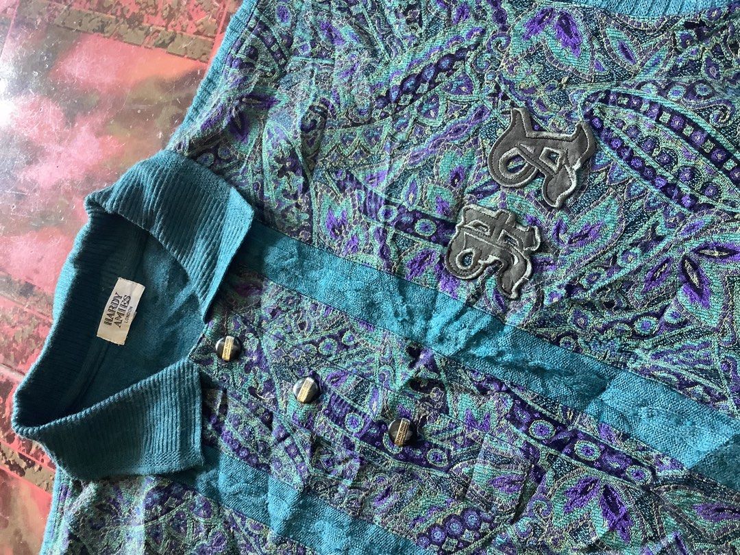 Knitted Hardy Amies London (Category: Coats, Jackets and Outerwear) located in Plaridel. Submitted by hiyas_ (Listing ID 1349465897, Image 2). Description: Hardy Amies London Knitted Size:M on tag, will send neasurements Price: 300 shipped napo Malolos, Bulacan area..