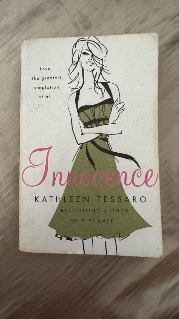 Innocence by Kathleen Tessaro (Category: Storybooks) located in Cainta. Submitted by spicedupleo (Listing ID 1349404270, Image 1). Description: heavily used book. buy at your own risk but i can send pics 💰 gcash payment 📍Pasig City 🛵 shouldered by buyer.