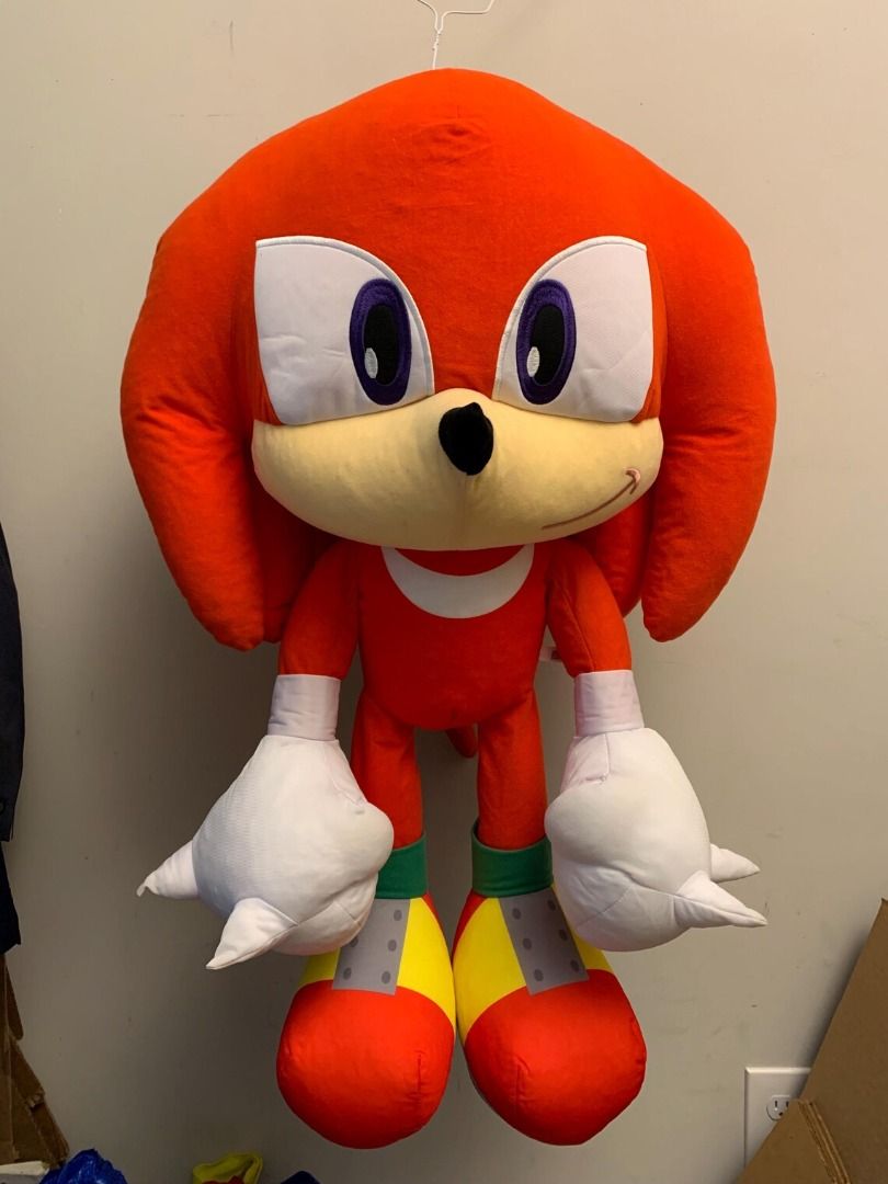Jumbo Knuckles sonic the hedgehog plush Authentic (Category: Plushies & Soft Toys) located in Manila. Submitted by happyshoppersph (Listing ID 1349390164, Image 1). Description: RARE JUMBO AUTHENTIC.