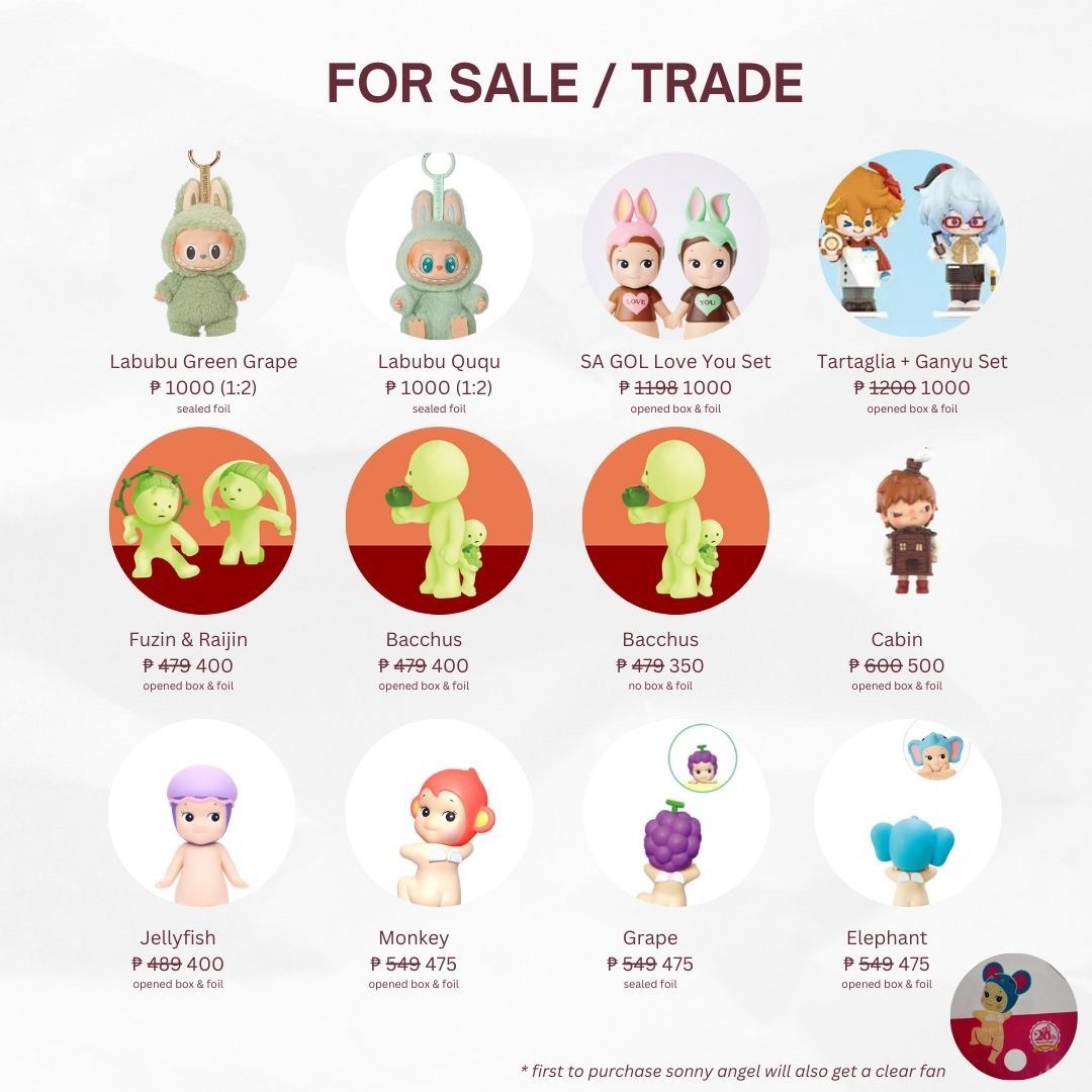 LABUBU, SONNY ANGEL, GENSHIN, SMISKI, HIRONO SHELTER & THE LITTLE ...