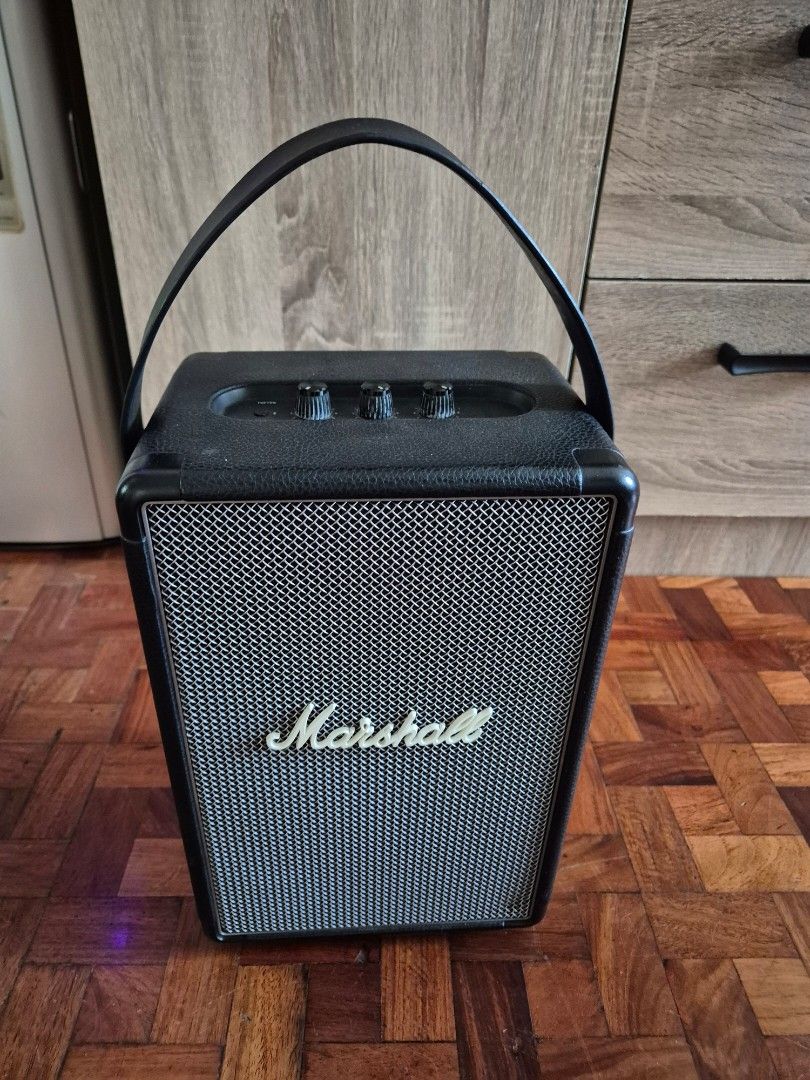 MARSHALL Tufton speakers 100% working ! (Category: Portable Music Players) located in Quezon City. Submitted by frankstuff (Listing ID 1349367131, Image 1). Description: Marshall Tufton speakers. Bluetooth . Simply best sounding speakers out there!. please note, battery must be replaced. I use this plugged . speakers without plugging can be used maybe 30 min. max. I saw replacement battery for 3.5 k but was given another speaker so I did not push
