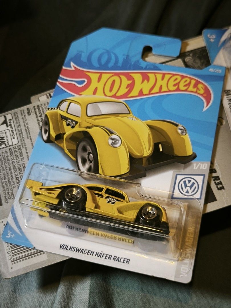 Hot Wheels 1/64 Volkswagen Kafer Racer Mooneyes - édition Zamac #1/10, Argentée, Neuve