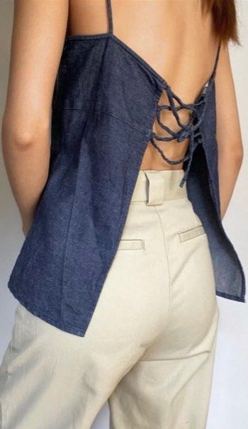 Open-Back Top (Category: Sleeveless) located in Tacloban City. Submitted by preluvdby_e (Listing ID 1349380805, Image 2). Description: Size s-m.