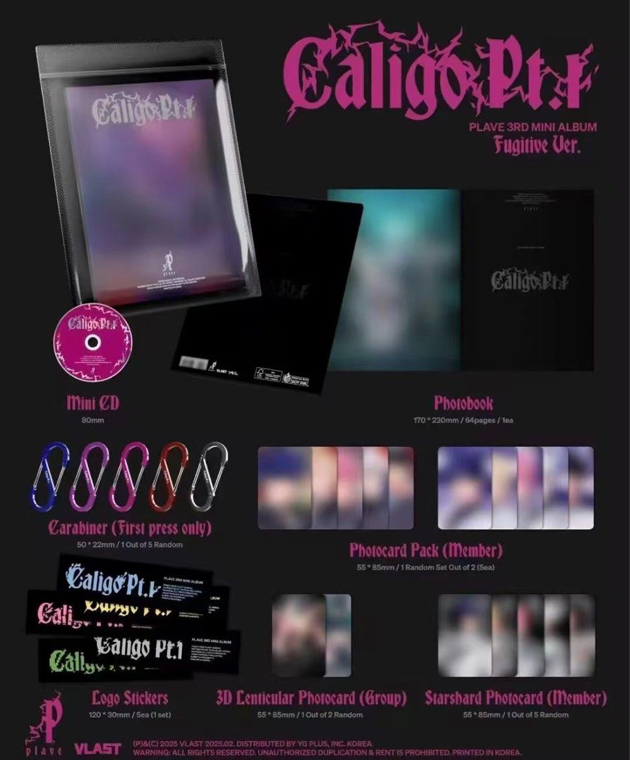 PLAVE 3rd Mini Album 'Caligo Pt.1' PB Ver, 興趣及遊戲, 收藏