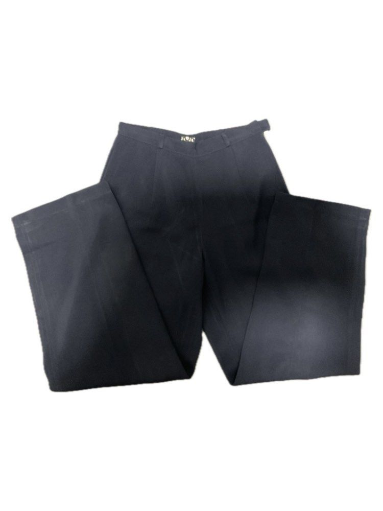 pleated pants (Category: Other Bottoms) located in Singapore. Submitted by hedgehoggers (Listing ID 1349545310, Image 2). Description: navy blue: $10 light grey: $6 buy BOTH for $14 - fits XS-S, both have belt loop - note that light grey has a couple of defects :( only buy if u don’t mind - measurements are the same.