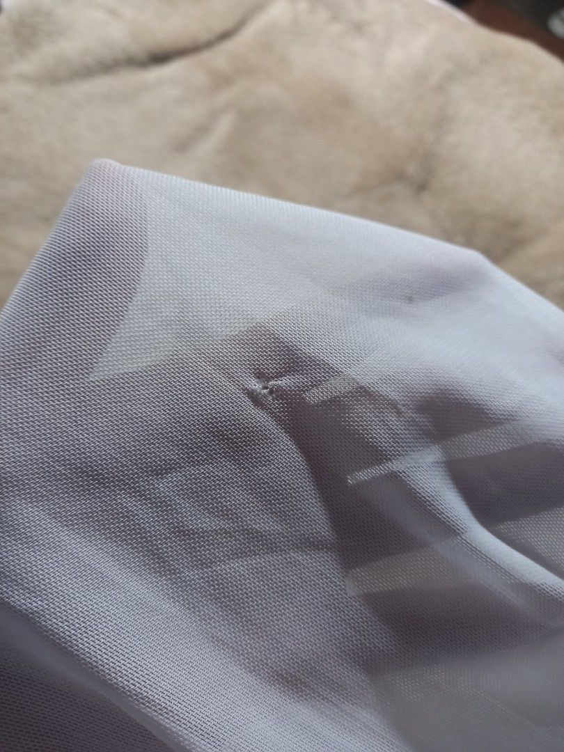 Shein White Swimsuit Cover- Medium Size (Category: Bikinis & Swimsuits) located in Caloocan City. Submitted by ms.regina (Listing ID 1349519100, Image 2). Description: Shein white swimsuit cover up to Medium size small on tag Slightly damage (my hole sa back part nya .(see picture for details) free shein pouch ng kasama..