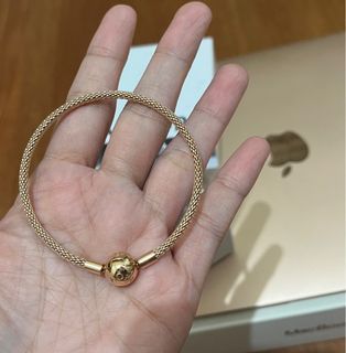 Unused Original Pandora rose gold bangle bracelet