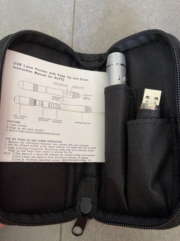 USB laser pointer (Category: Other Accessories) located in Singapore. Submitted by joycely.tmj (Listing ID 1349456466, Image 1). Description: Good for presentations… page up n down .