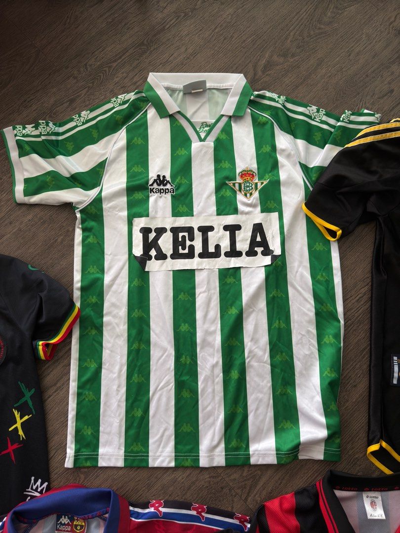 Vintage Football Jerseys, Real Madrid, Barcelona, Ajax, Real Betis, AC Milan (Category: Shirts) located in Singapore. Submitted by singaporeanman (Listing ID 1349402165, Image 2). Description: 30 a piece! two for 50 three for 60.