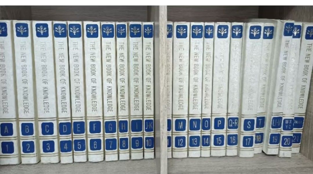 百科全書【The New Book of Knowledge英文百科全書A-Z】共22冊．英文