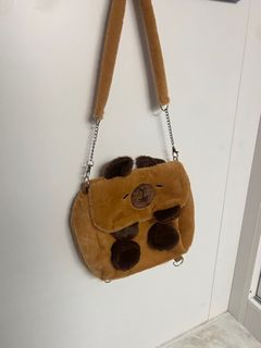 Cabybarađ¤ Capybara Soft Fuzzy Crossbody Bag64194533669891110