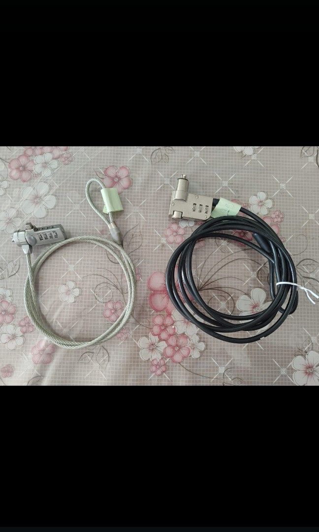Computer lock cabpe (Category: Computer Parts) located in Singapore. Submitted by goldputt (Listing ID 1349582385, Image 1). Description: computer lock cable.