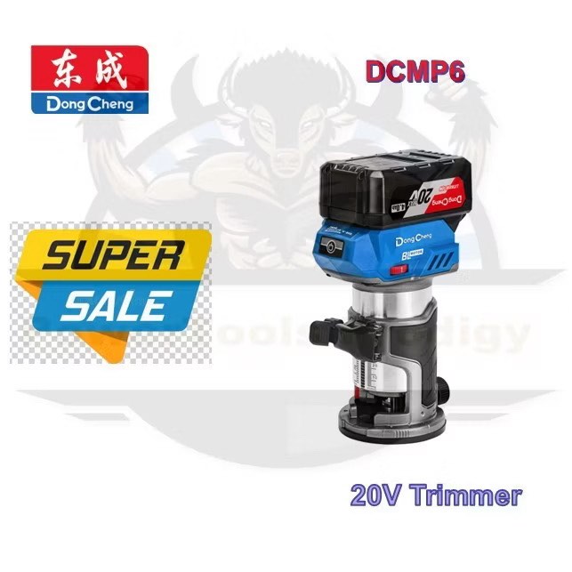 DONGCHENG DCMP6 20V CORDLESS TRIMMER WITH 2 BATTERIES AND 1 CHARGER ...