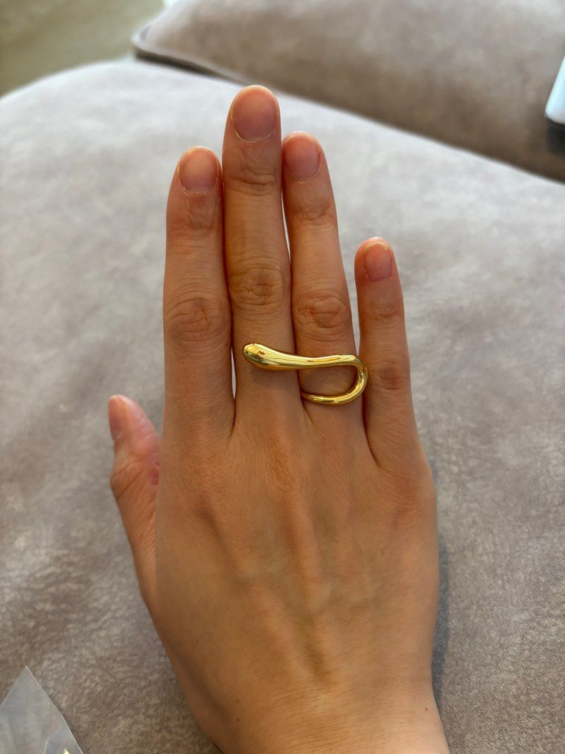 ear cuff fold (double function ring) （分類：耳環）位於 Hong Kong。 由 thea.kiki.521 提交（商品編號 1349637923，圖片 3）。簡介： New。