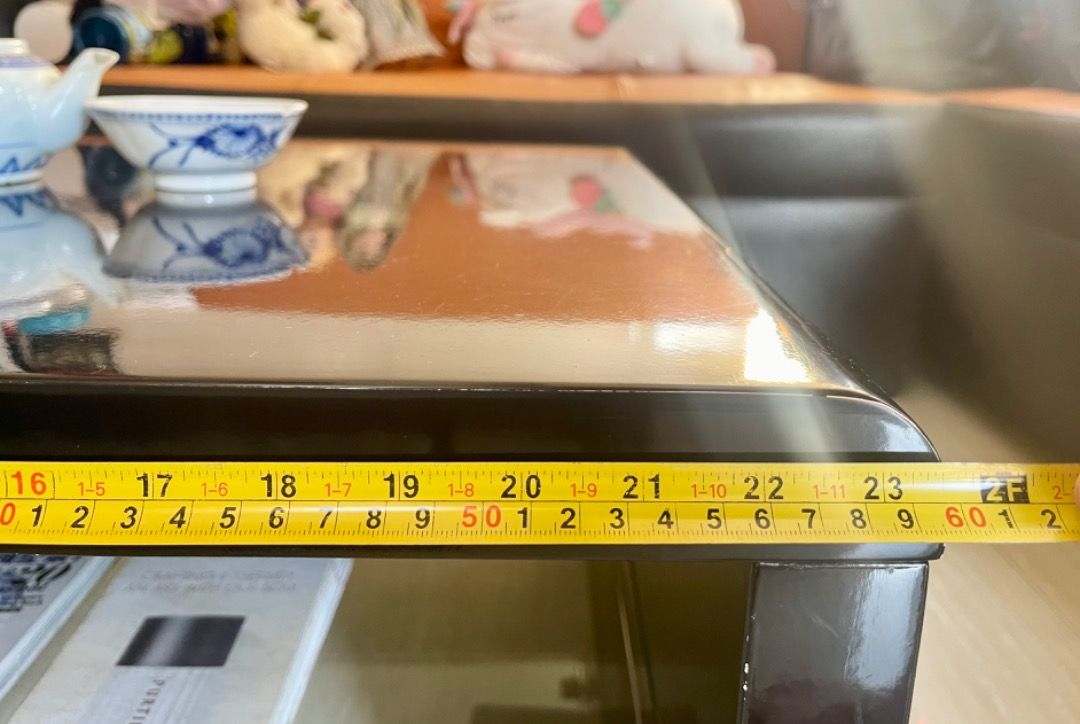 For sale : Used Imported Center Table Glossy with Glass Shelf ...