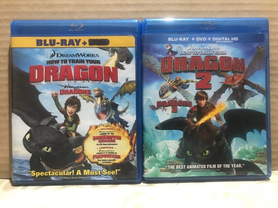How To Train Your Dragon 1 & 2 - Blu-Ray Bundle Sale! (Category: CDs & DVDs) located in Angeles City. Submitted by lensongsong (Listing ID 1349616547, Image 1). Description: Discs in excellent condition Special features Made in USA HOW TO TRAIN YOUR DRAGON Featuring the voices of: Jay Baruchel as Hiccup Gerard Butler as Stoick America Ferreira as Astrid Jonah Hill as Snotlout Hiccup (Tawin Yavapolkul) is a Norse teenager from the island of Berk, 
