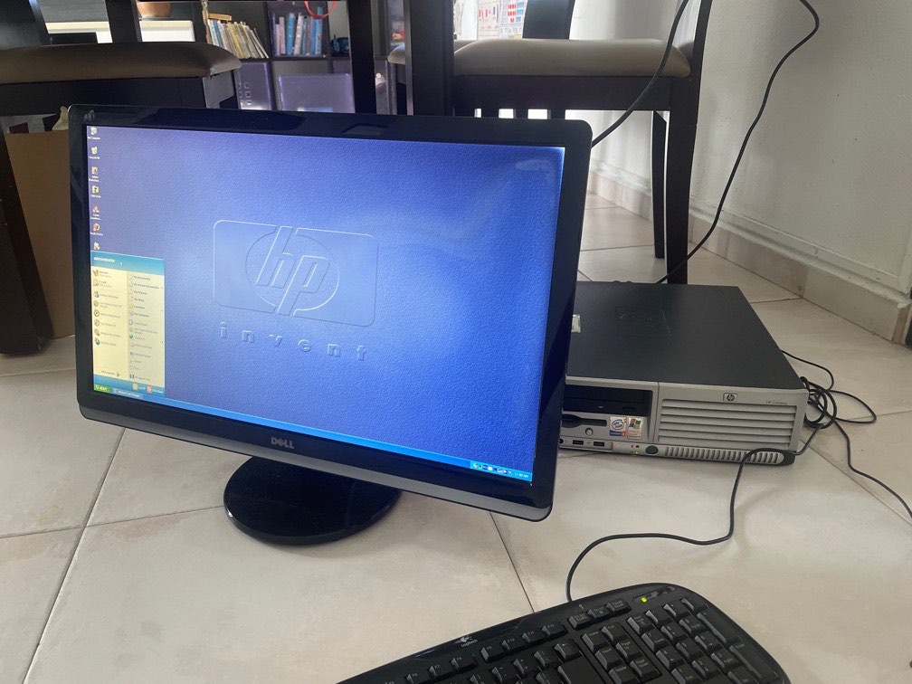 Hp computer xp professional, Computers & Tech, Desktops on Carousell