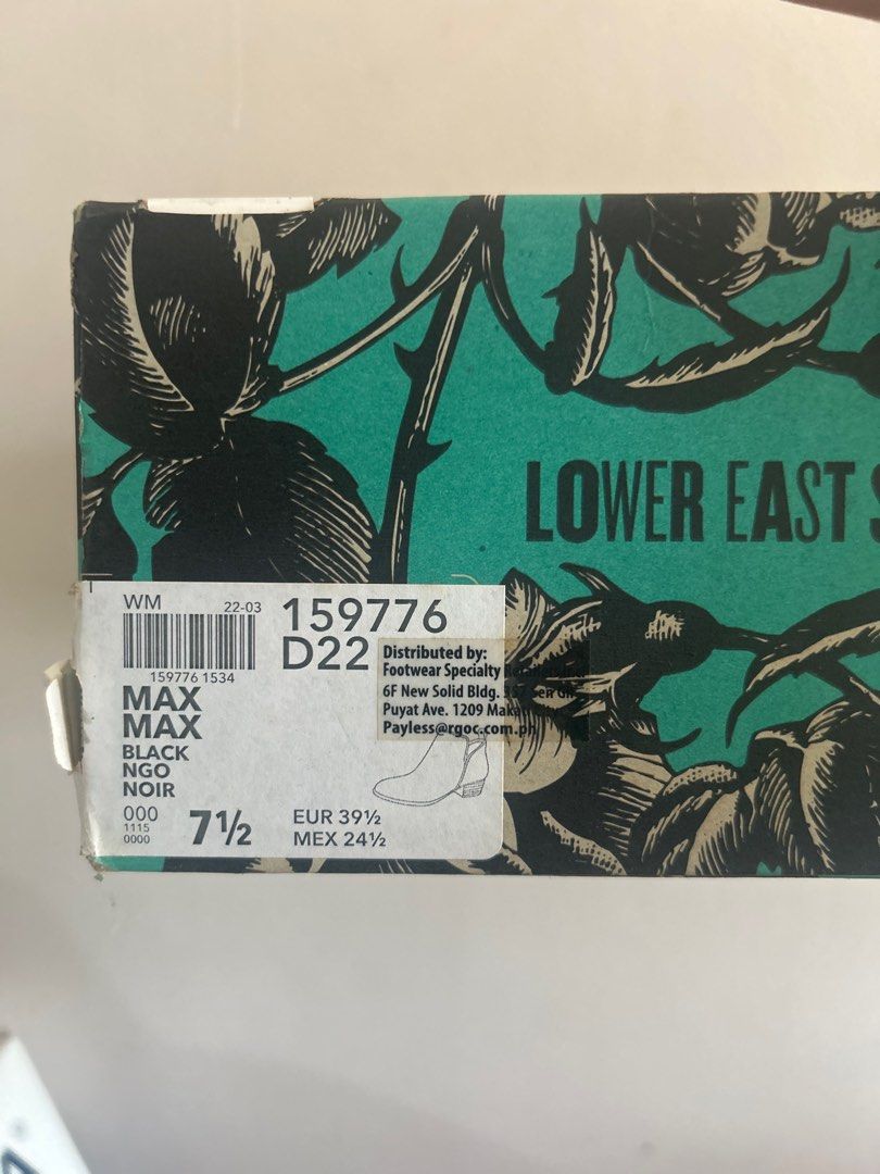 Lower East Side S7.5 (Category: Boots) located in Las Pinas. Submitted by alextolisora (Listing ID 1349572039, Image 3). Description: Bought from Payless: Originally around P1000 My price: 500 only SF shouldered by buyer..