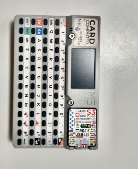 M5Stack Cardputer (Category: Other Gadgets) located in Singapore. Submitted by neilpattan77412 (Listing ID 1349581178, Image 1). Description: From 2024 .Dm me if you wish to change the OS right now it is on stock.can run doom ,play music and infiltrate,wardriving.Battery last like 10h Fully functional..