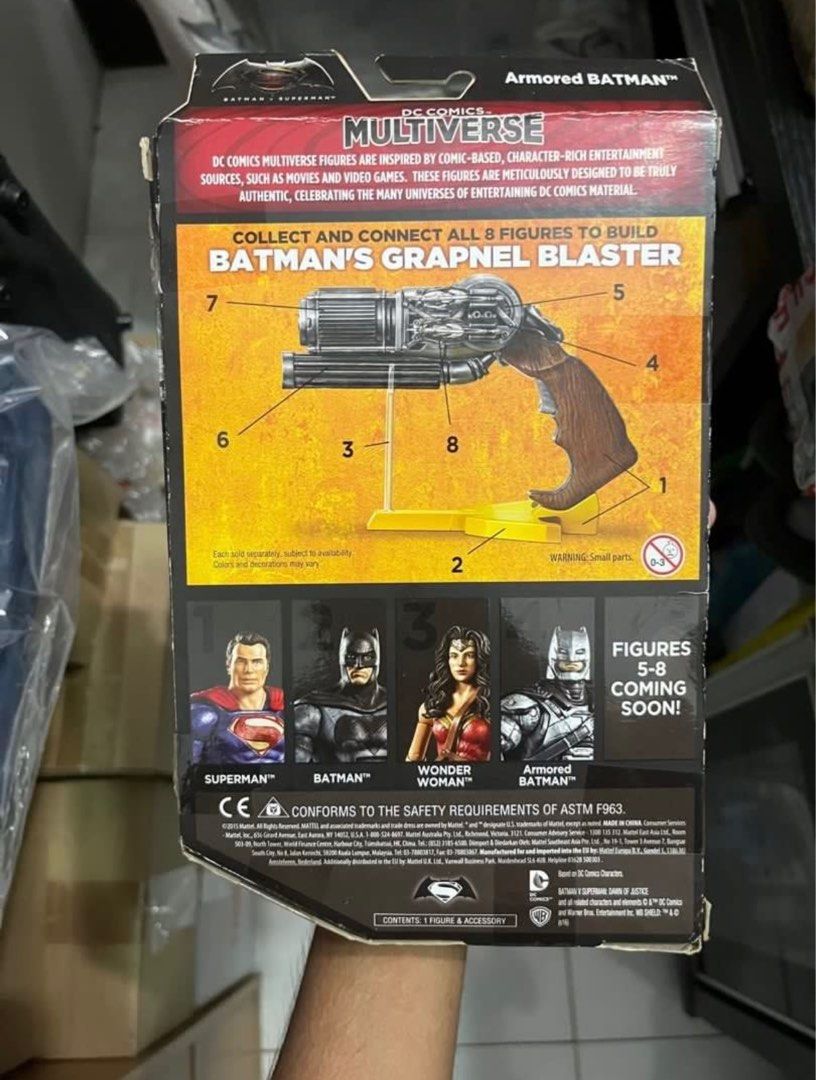 Mattel DC Comics Multiverse Batman V Superman Armoured Batman Figure ...