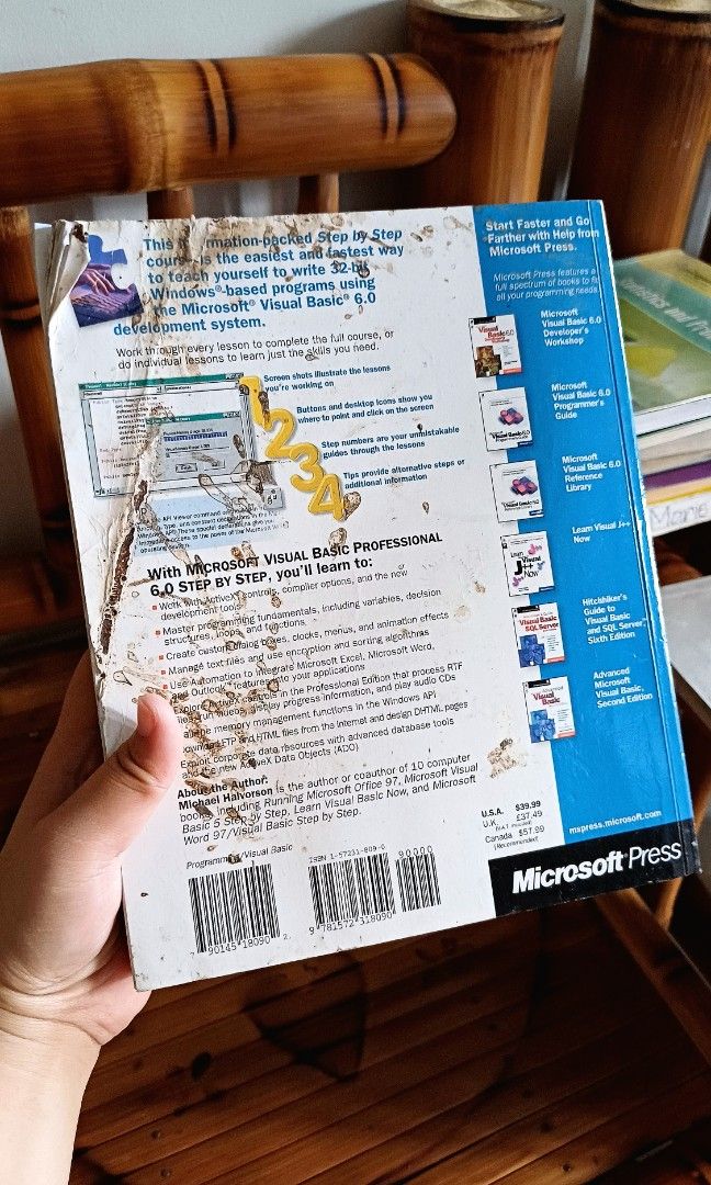 Microsoft Visual Basic 6.0 (Category: Textbooks) located in Santa Barbara. Submitted by pastelscribble (Listing ID 1349593942, Image 2). Description: Lp: 150php.