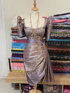 Modern Inabel Woven Silk Filipiniana